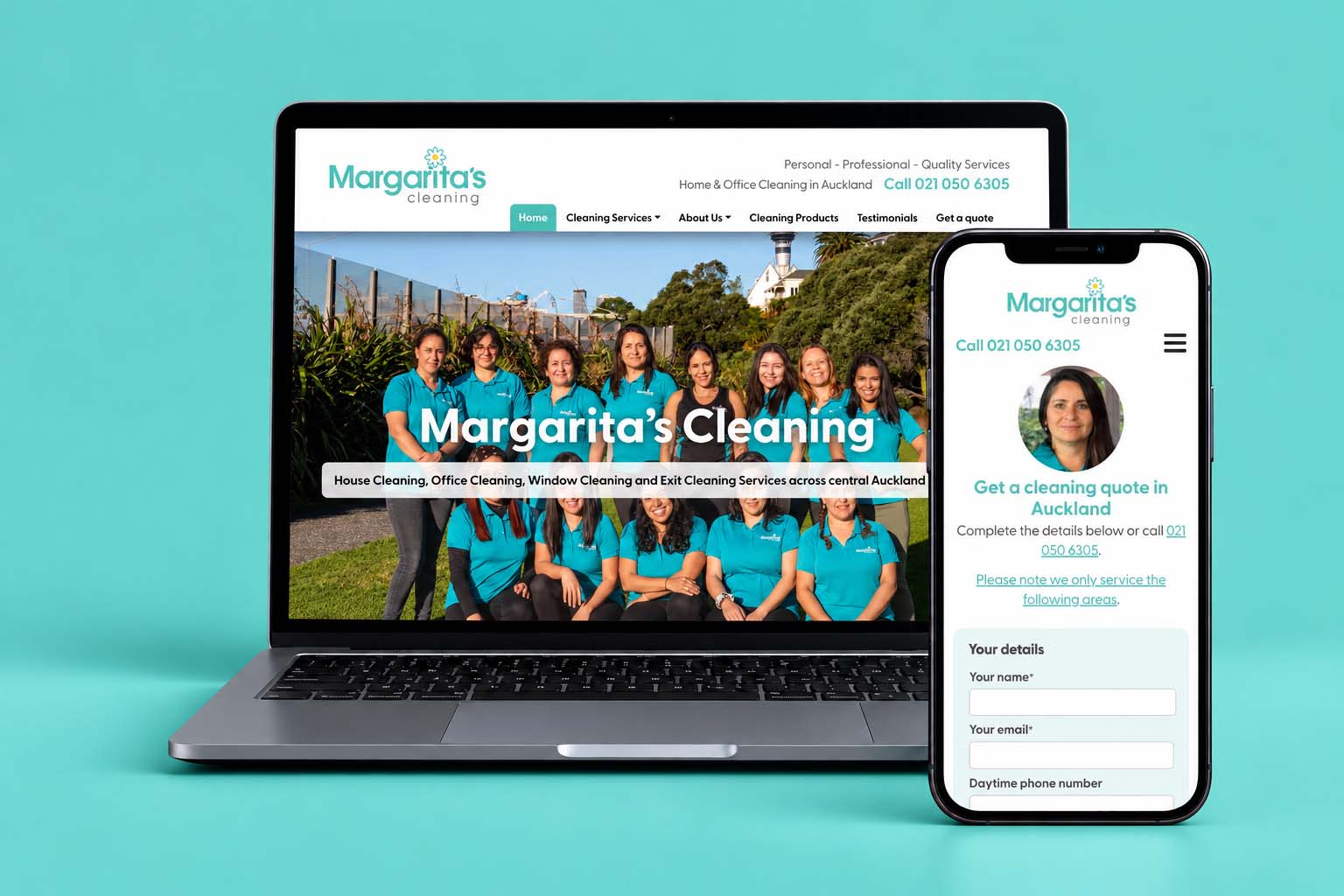 Margaritas Cleaning · Auckland cleaning company